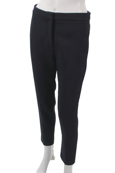 Sandro Womens Dark Blue Cropped Ankle Dress Pants Size 36