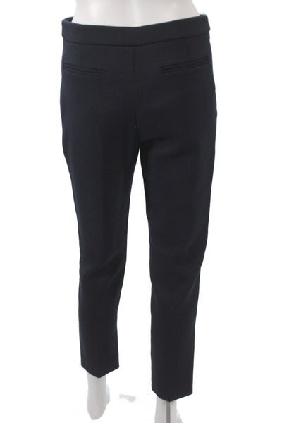 Sandro Womens Dark Blue Cropped Ankle Dress Pants Size 36