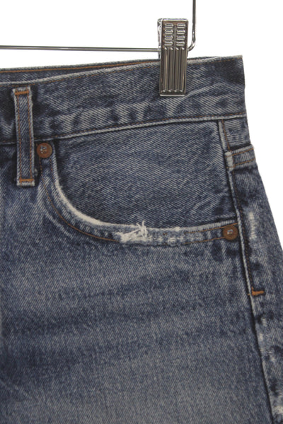 Agolde Unisex Dark Blue 100% Cotton 90s Shorts Size 25