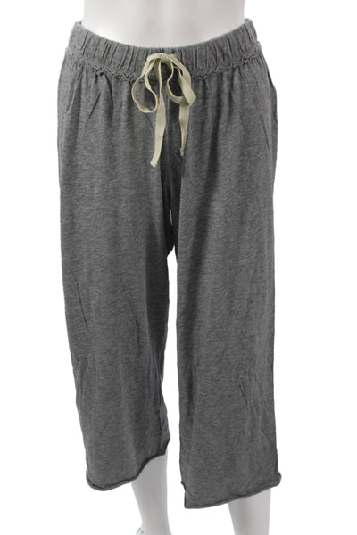 Eberjey Womens Sleepwear Set Gray Round Neck Short Sleeve Solid Size S