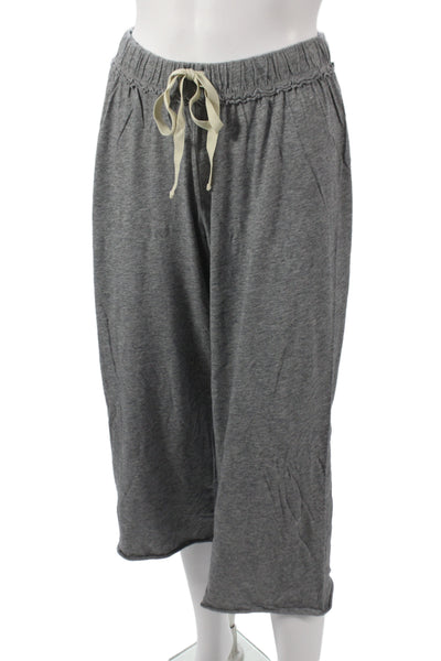 Eberjey Womens Sleepwear Set Gray Round Neck Short Sleeve Solid Size S