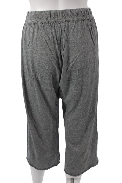 Eberjey Womens Sleepwear Set Gray Round Neck Short Sleeve Solid Size S