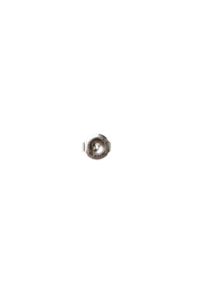Studex Womens 18K White Gold Cubic Zirconia Piercing Stud Earrings