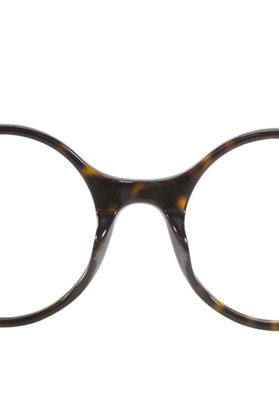 Kate Young For Tura Women's Round Lens Tortoise Frame Sunglasses