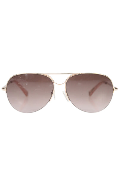 Kate Young Women's Mod K555 RGD 57014 Gold Frame Sunglasses