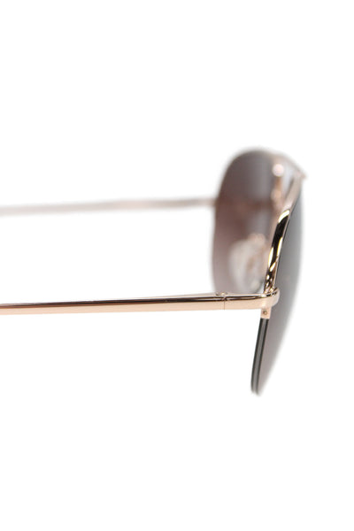 Kate Young Women's Mod K555 RGD 57014 Gold Frame Sunglasses