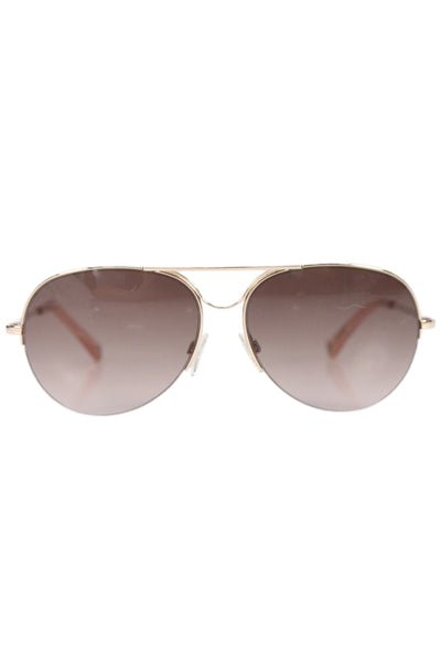 Kate Young Women's Gold Frame Aviator Sunglasses