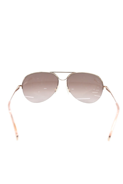 Kate Young Women's Gold Frame Aviator Sunglasses