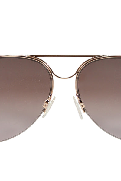 Kate Young Women's Gold Frame Aviator Sunglasses
