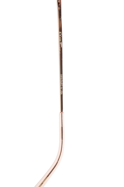 Kate Young Women's Gold Frame Aviator Sunglasses