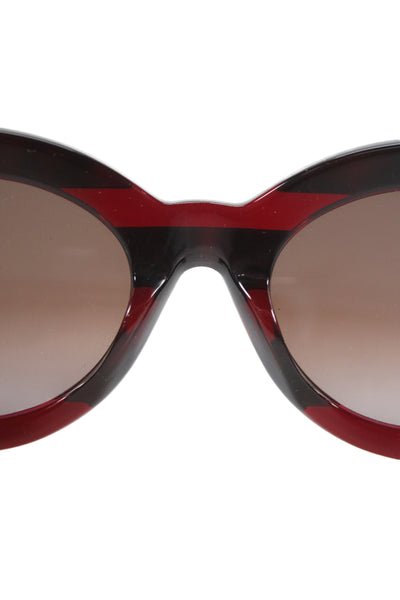 Kate Young Women's Round Frame Brown Tortoise Sunglasses