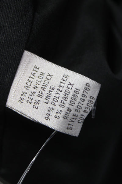 Donna Ricco Women Sheath Dress Black VNeck Sleeveless Knee Length Size 12P
