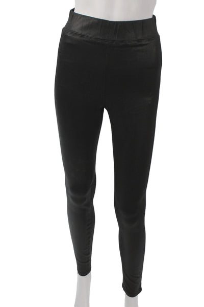 L'Agence Women Ankle Jeggings Black Petites Size S