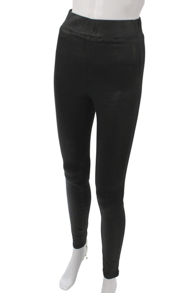 L'Agence Women Ankle Jeggings Black Petites Size S