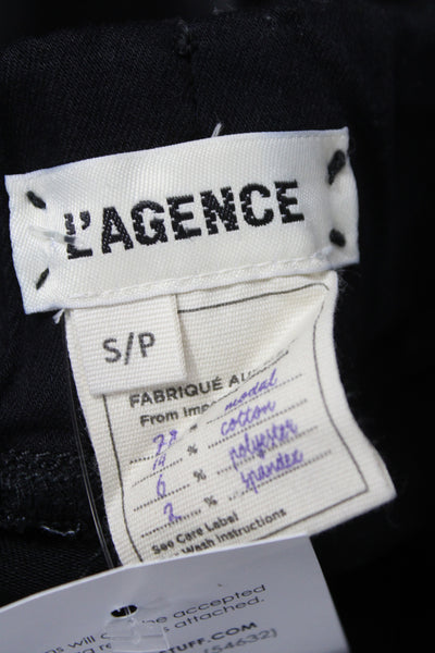 L'Agence Women Ankle Jeggings Black Petites Size S