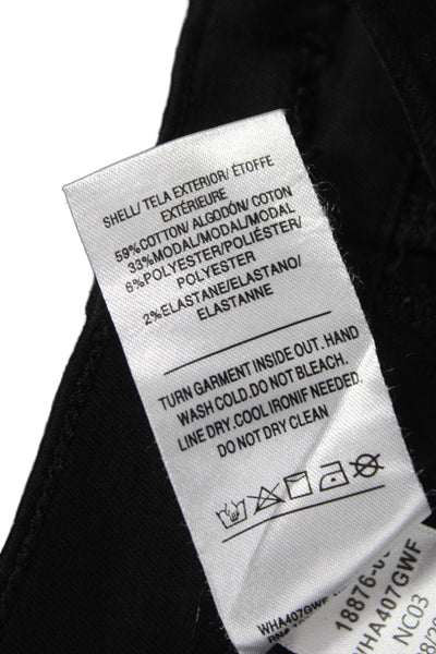 Hudson Womens Skinny Jeggings Black High Rise Size 26