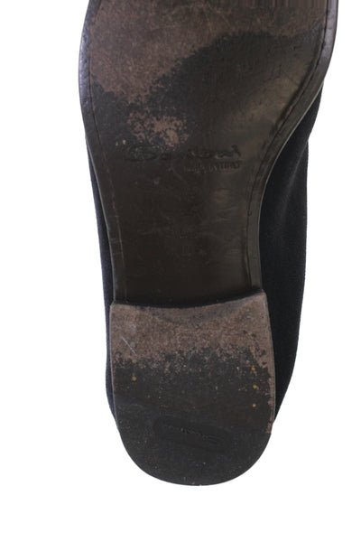 Santoni Mens Suede Slide On Casual Loafers Navy Blue Size 10.5 D