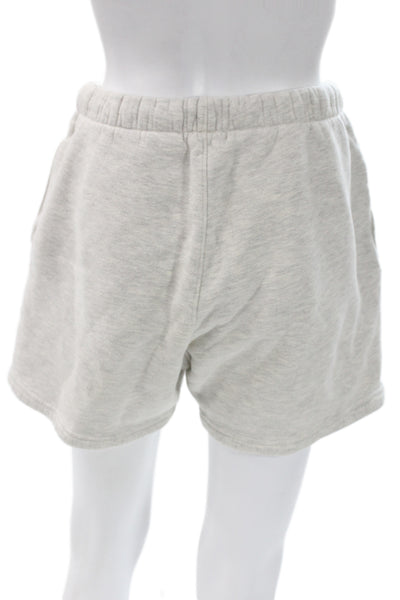 Madhappy Unisex Sweat Shorts Gray Graphic Drawstring Size M