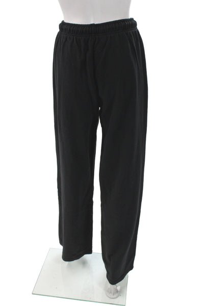 Zara Mens Black Cotton Drawstring Sweatpants Size S
