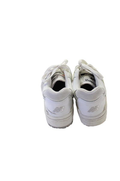 New Balance Womens Leather 550 Low Top Sneakers Shoes White Size 7
