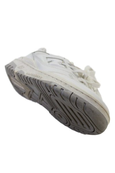 New Balance Womens Leather 550 Low Top Sneakers Shoes White Size 7