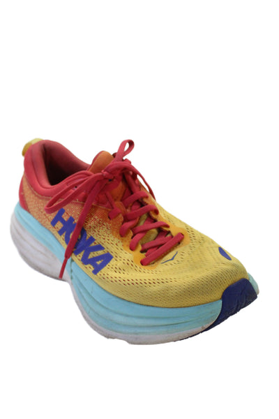 HOKA HOKA Women's Canvas Bondi 8 Laced Platform Sneakers Multicolor Size 7.5
