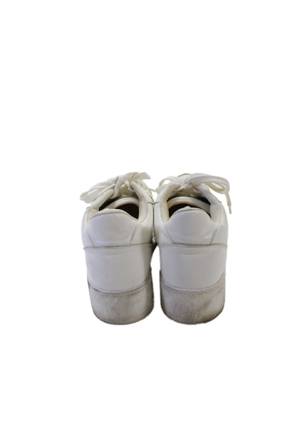 Steve Madden Leather Laced Platform Rockaway Sneakers Size 9