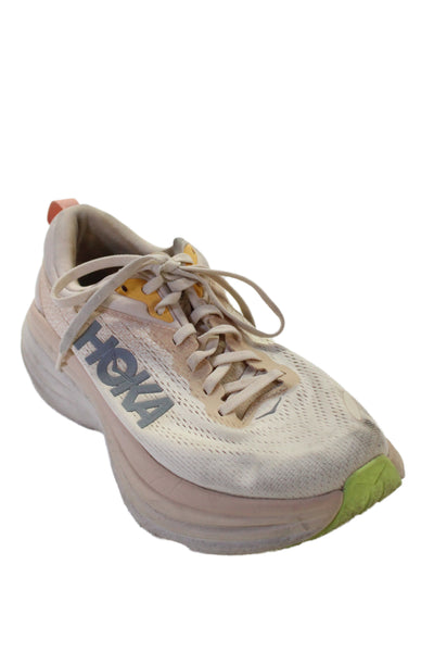 HOKA Canvas Laced Mesh Bondi 8 Running sneaker Size 9