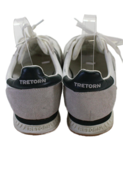 Tretorn Suede Laced Top Sneaker Green Size 9