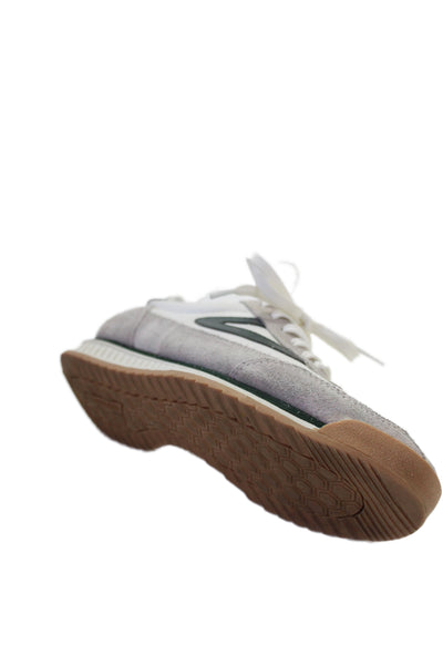 Tretorn Suede Laced Top Sneaker Green Size 9