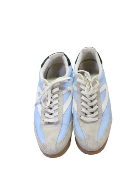 Tretorn Suede Laced Top Sneaker Blue Size 8.5