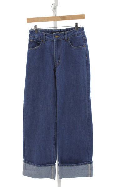 Lioness Womens Wide-Leg Jeans High Rise Blue Size XS