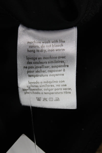 We Wore What Women Black Catsuit Spandex Sleeveless Size XS