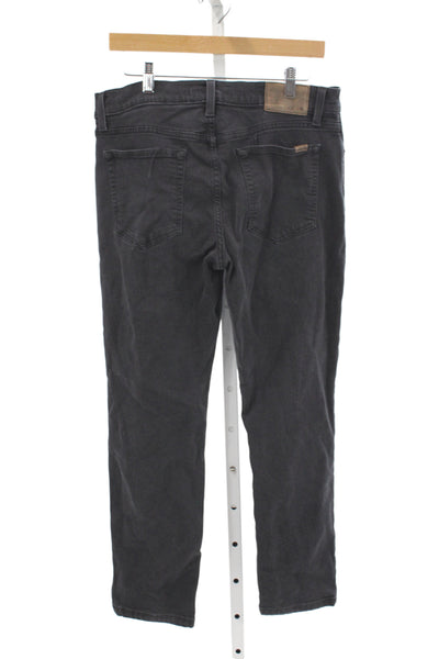 Joes Jeans Mens Dark Gray Straight Tapered Jeans Size 33