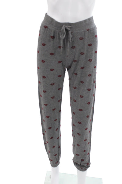 PJ Salvage Cotton Y  Back Amour Logo   Scoop Neck  Pajamas Set Red Size S