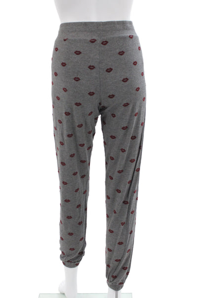 PJ Salvage Cotton Y  Back Amour Logo   Scoop Neck  Pajamas Set Red Size S