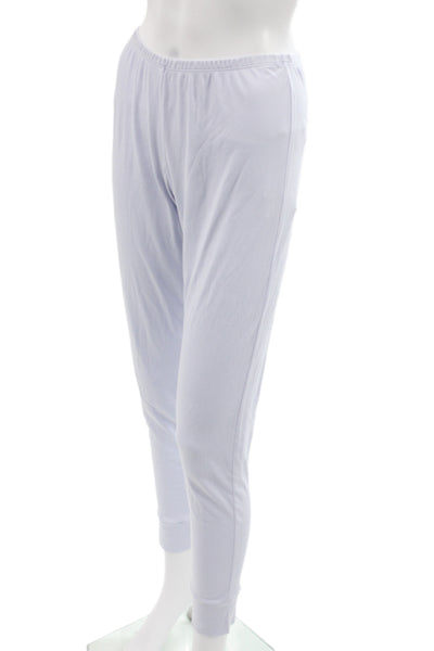 Hanro Women's Collard Neck Front Button Pajamas Set Blue Size XS
