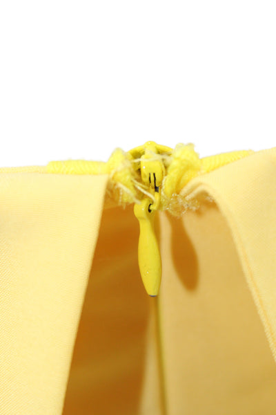 Lavish Alice Women Maxi Wrap Dress Yellow Size 12