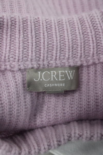 J Crew Unisex Pink 100% Cashmere Crew Neck Pullover Sweater Size XS
