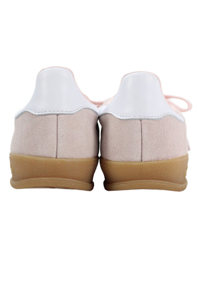 Adidas Womens Suede Gazelle Indoor Low Top Sneakers Pink Size 5.5
