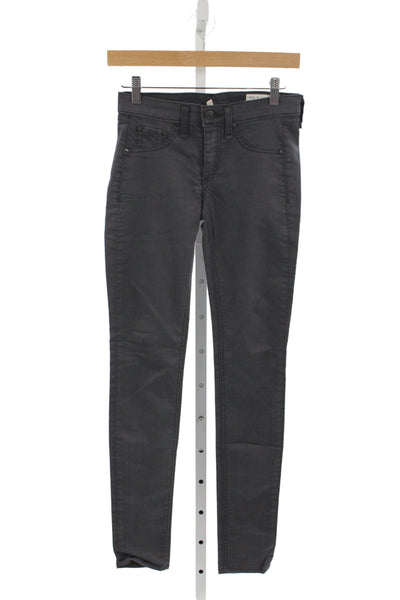 Rag & Bone Womens Dark Gray Skinny Jeans Size 25