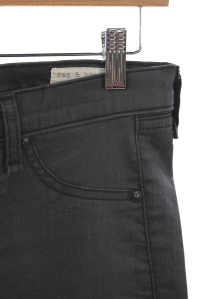 Rag & Bone Womens Dark Gray Skinny Jeans Size 25