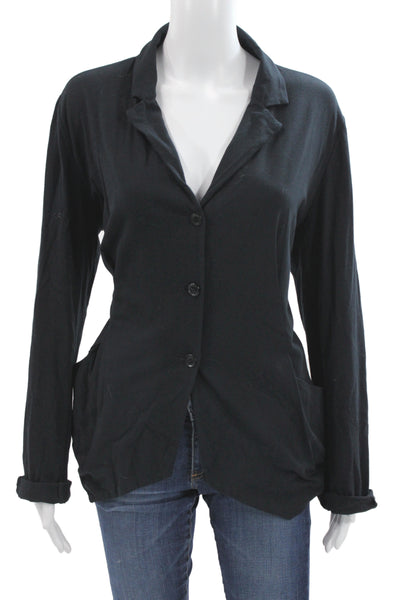Lilith Women Black Collared Button Long Sleeve Classic Blazer Size XL