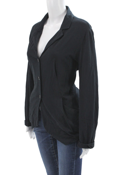Lilith Women Black Collared Button Long Sleeve Classic Blazer Size XL