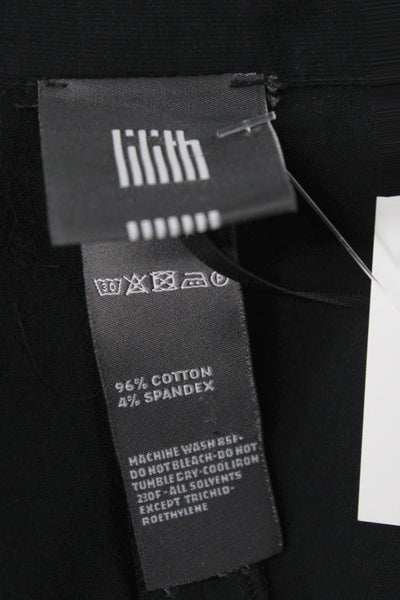 Lilith Women Black Collared Button Long Sleeve Classic Blazer Size XL
