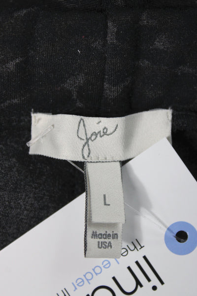 Joie Women Ankle Pants Dark Gray Size L