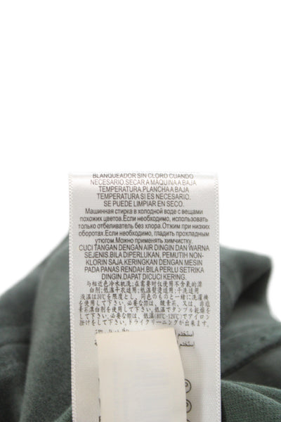 BCBGMAXAZRIA Women Sheath Shift Round Neck Green Above Knee Dress Size M