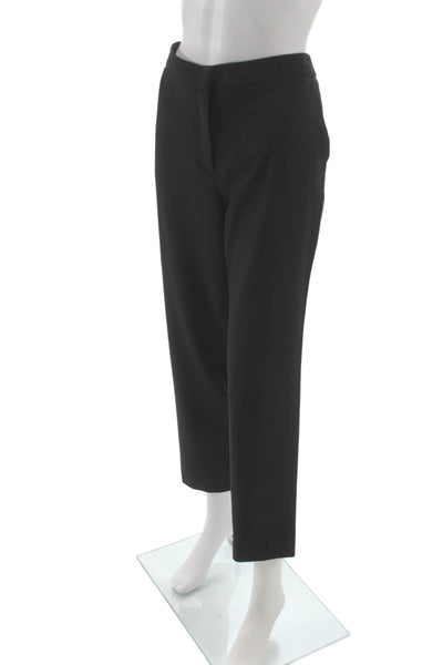Gerard Darel Women Cropped Ankle Dress Pants Black Polyester Size 42