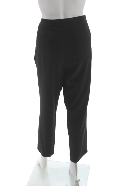 Gerard Darel Women Cropped Ankle Dress Pants Black Polyester Size 42