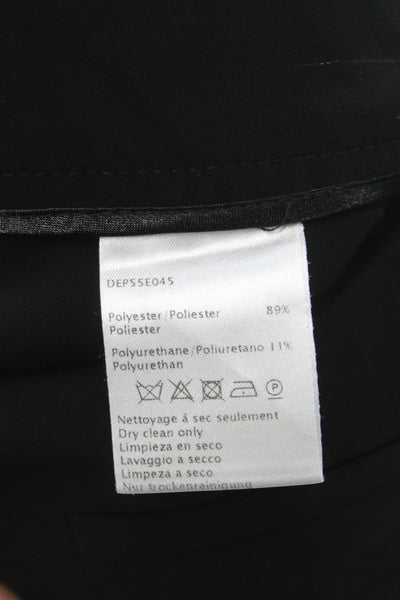Gerard Darel Women Cropped Ankle Dress Pants Black Polyester Size 42